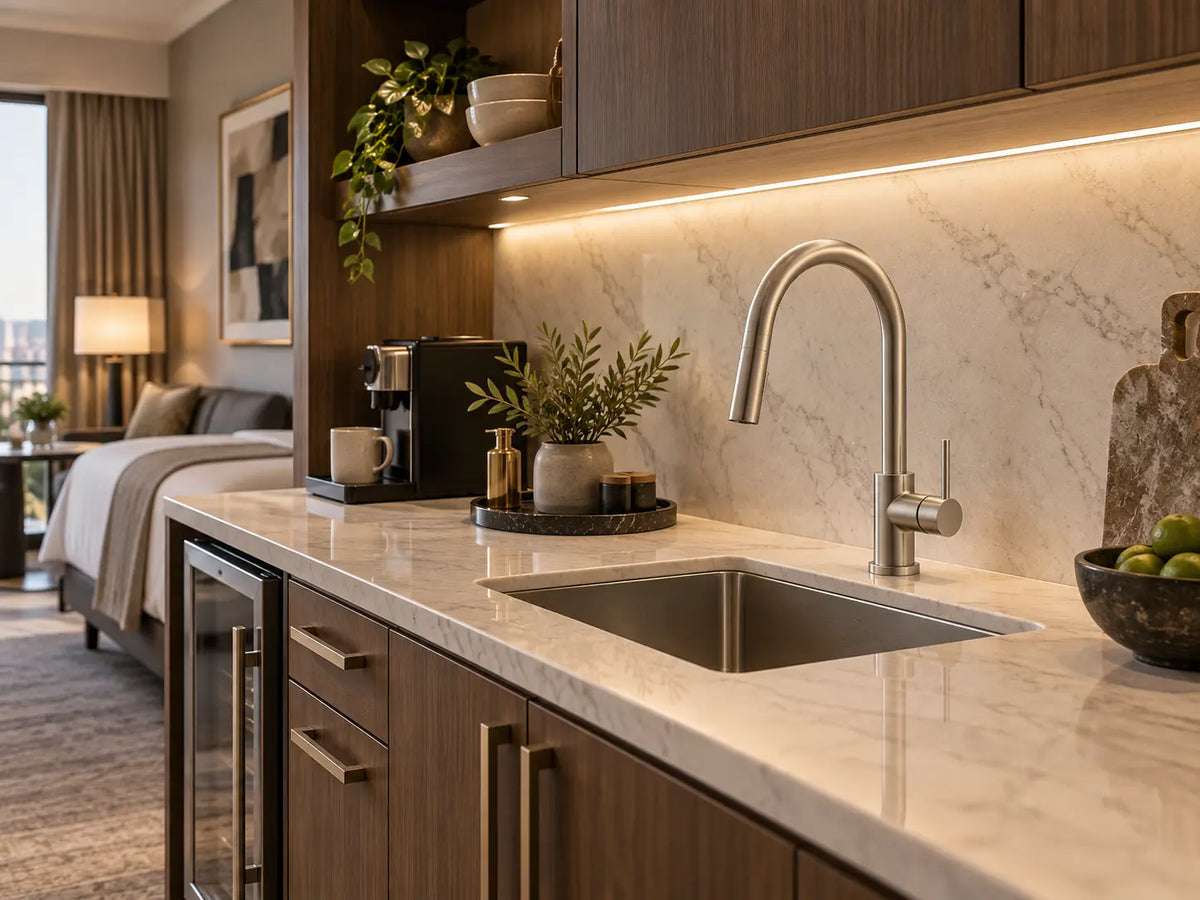Best Kitchen Sinks for Hotel and Rental Projects