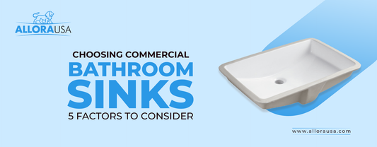 Choosing Commercial Bathroom Sinks: 5 Factors to Consider