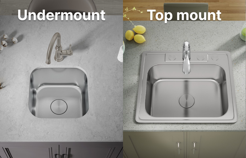 Choosing A Kitchen Sink Top Mount Or Undermount Allora Usa