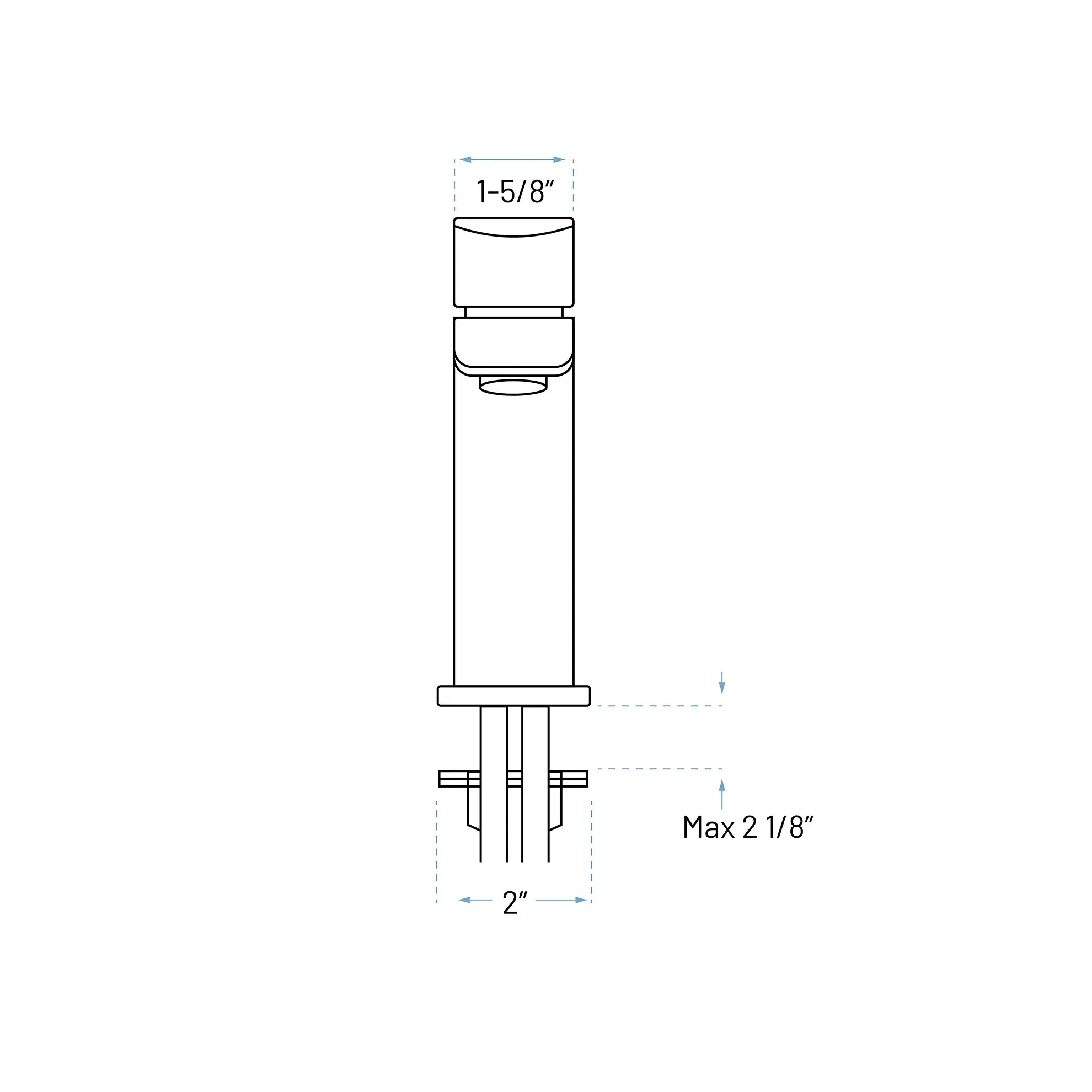 Single Handle Bathroom Faucet with in Brushed Nickel - Square Base, A-7004-BN