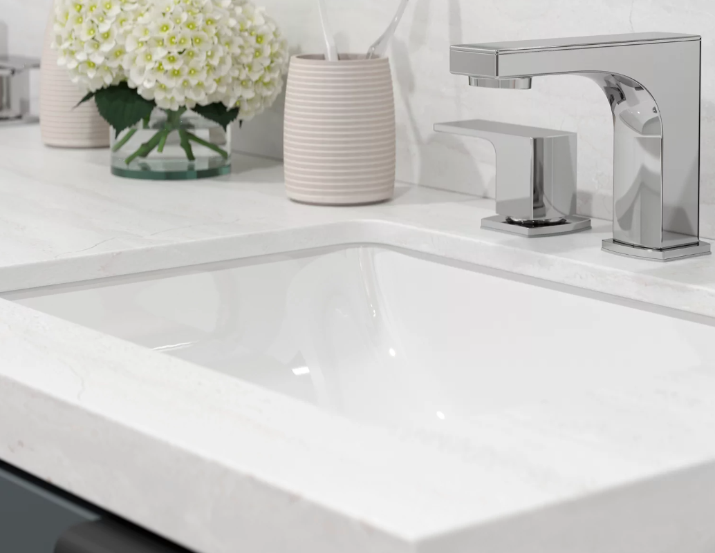 Chrome Widespread Two Handle Bathroom Faucet with Pop-up Drain, A-7014-C