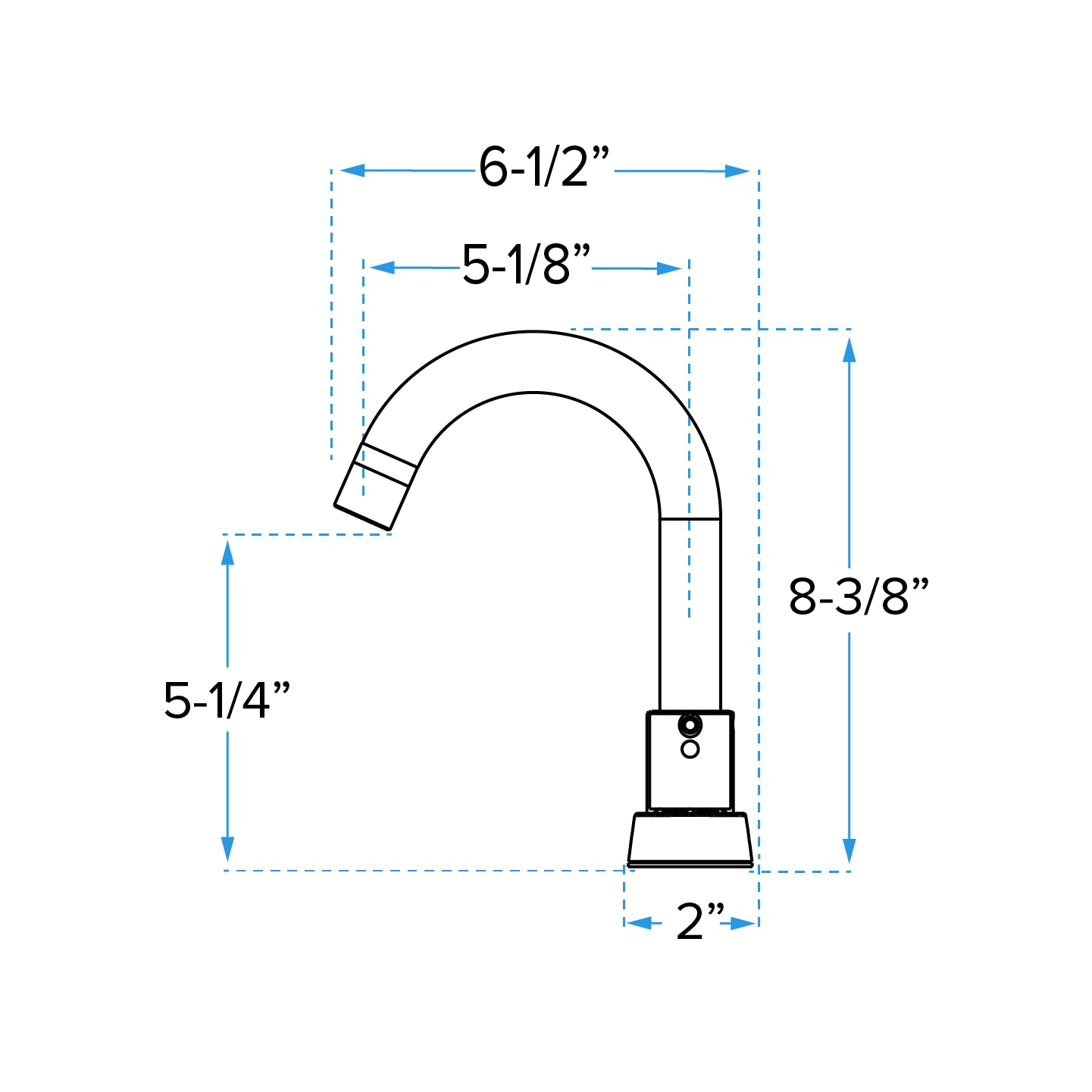 Matte Black Centerset Two Handle Bathroom Faucet with Pop-up Drain, A-7022-BL