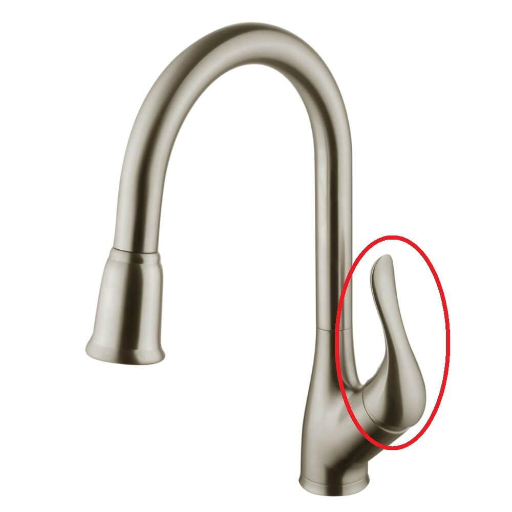 Brushed Nickel Faucet Handle, AL4-02-BN