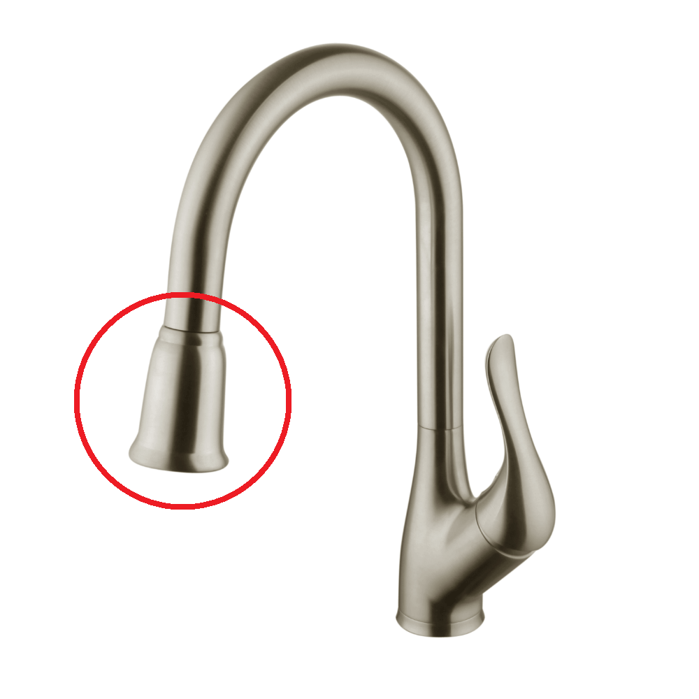 Replacement Brushed Nickel Faucet Spray Head, AL710BN
