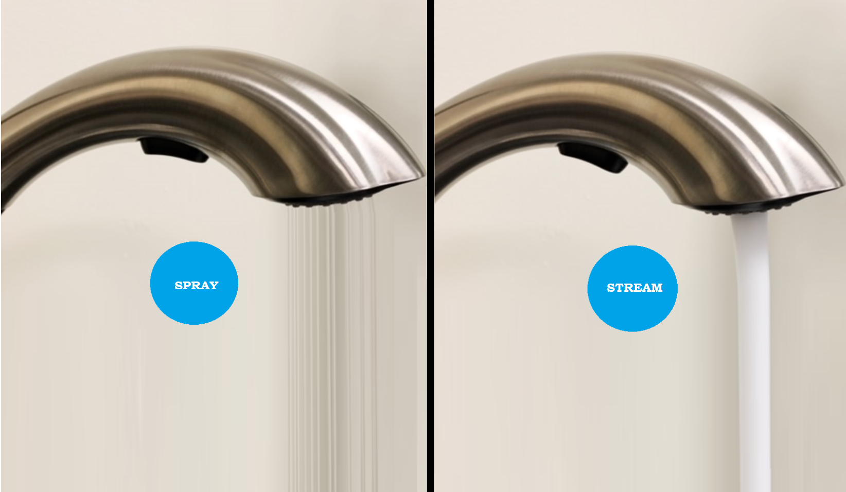 Two-Function Brushed Nickel Pullout Kitchen Faucet Spray Head, AL720BN