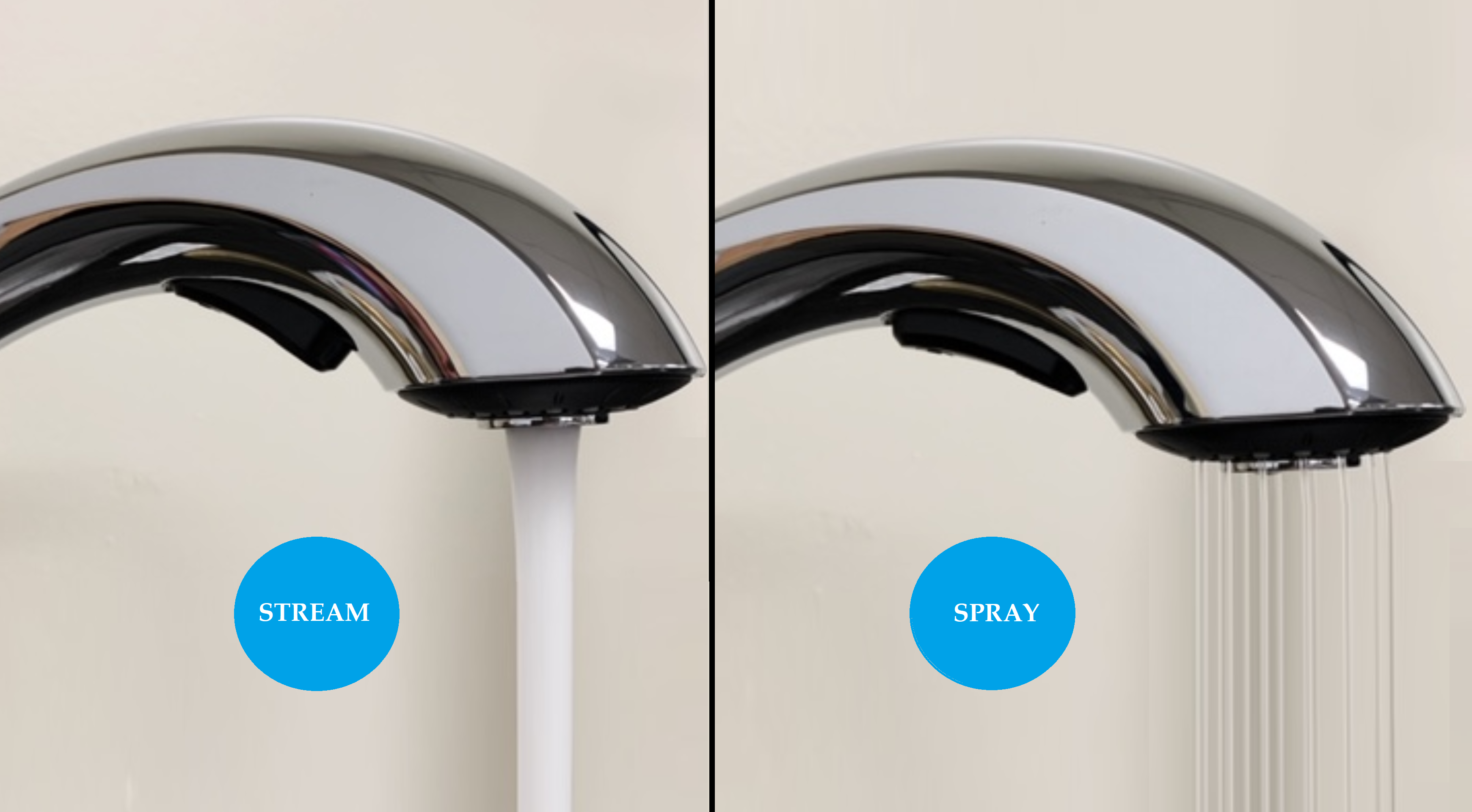 Two-Function Chrome Pullout Kitchen Faucet Spray Head, AL720C