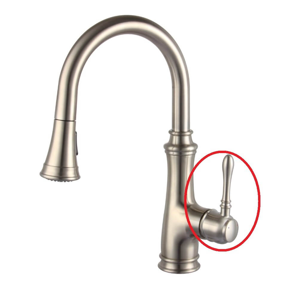 Brushed Nickel Faucet Handle, AL4-03-BN