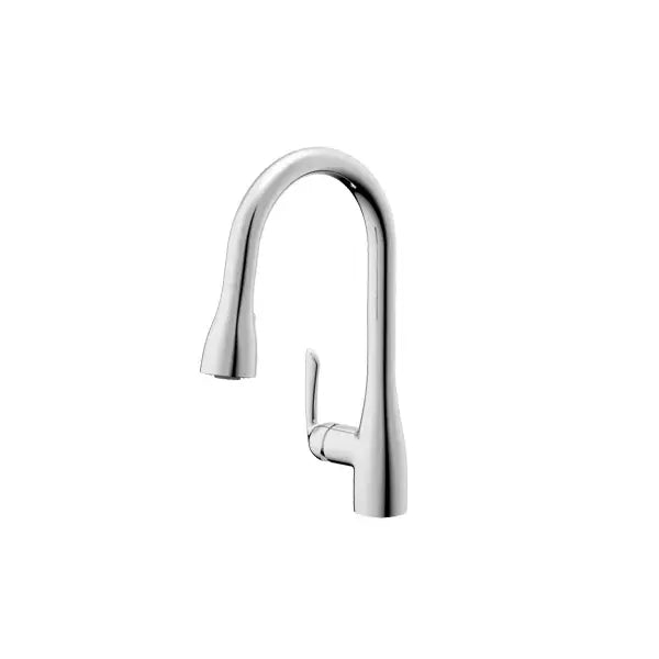 Single Handle Pull-Down Kitchen Faucet in Chrome, A-810-C