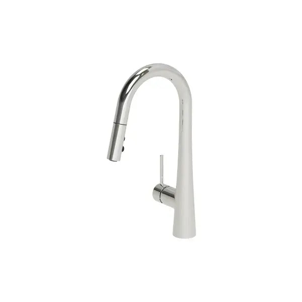 Chrome Sleek Pull-Down Single Handle Kitchen Faucet, A-811-C