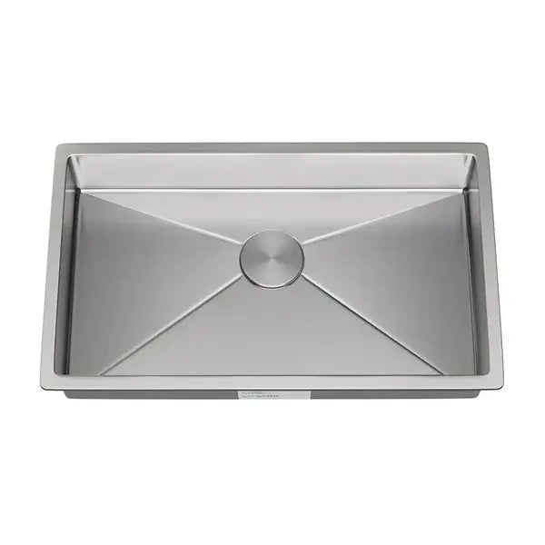 30" ADA Undermount Stainless Steel Kitchen Sink with R15 Corners