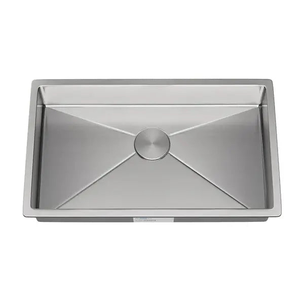 30" Undermount Stainless Steel Single Bowl ADA-Compliant Kitchen Sink