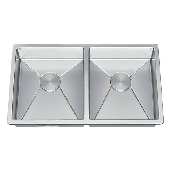 31" Undermount Double Bowl Stainless Steel ADA Kitchen Sink