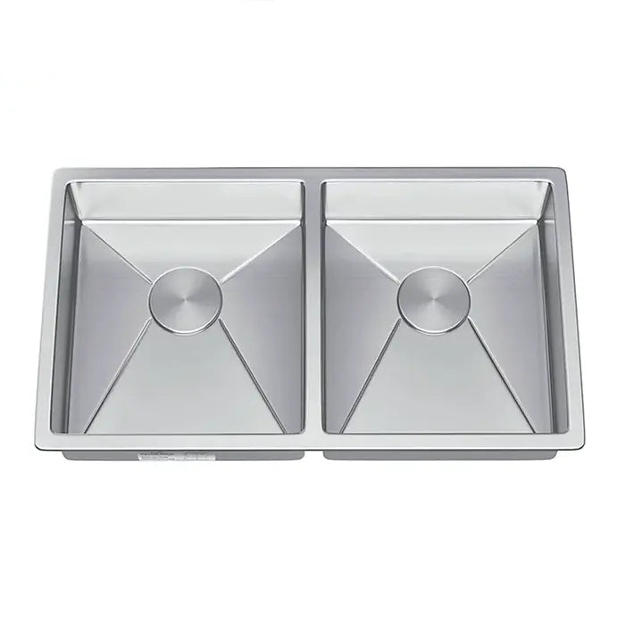 31" Undermount Double Bowl Stainless Steel ADA-Compliant Kitchen Sink