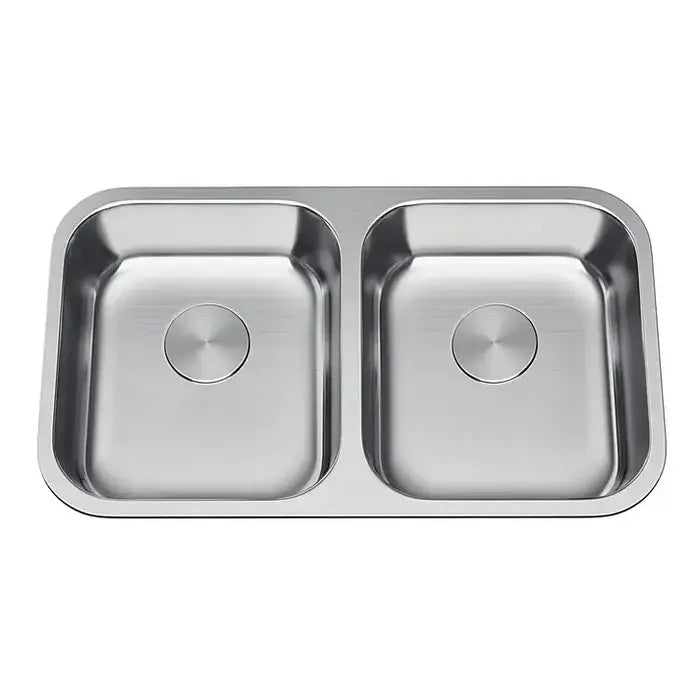 31" ADA-Compliant Undermount Double Bowl Stainless Steel Kitchen Sink