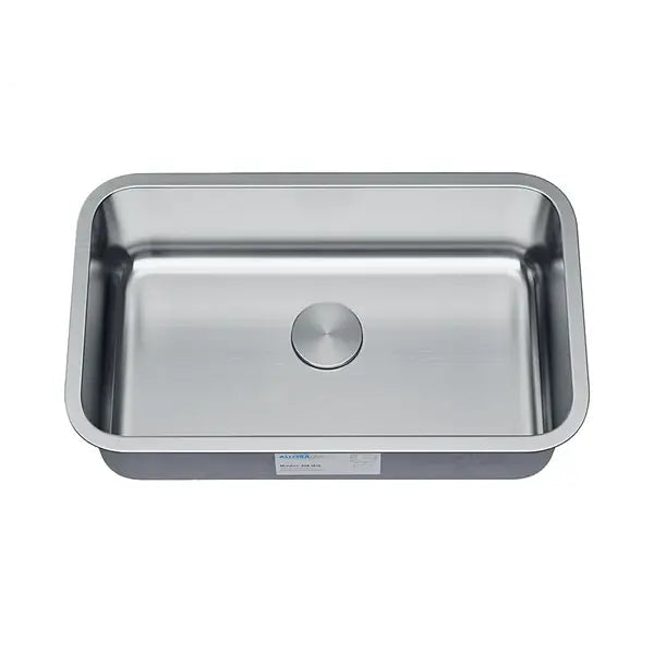30" ADA Compliant Single Bowl Undermount Sink in Stainless Steel