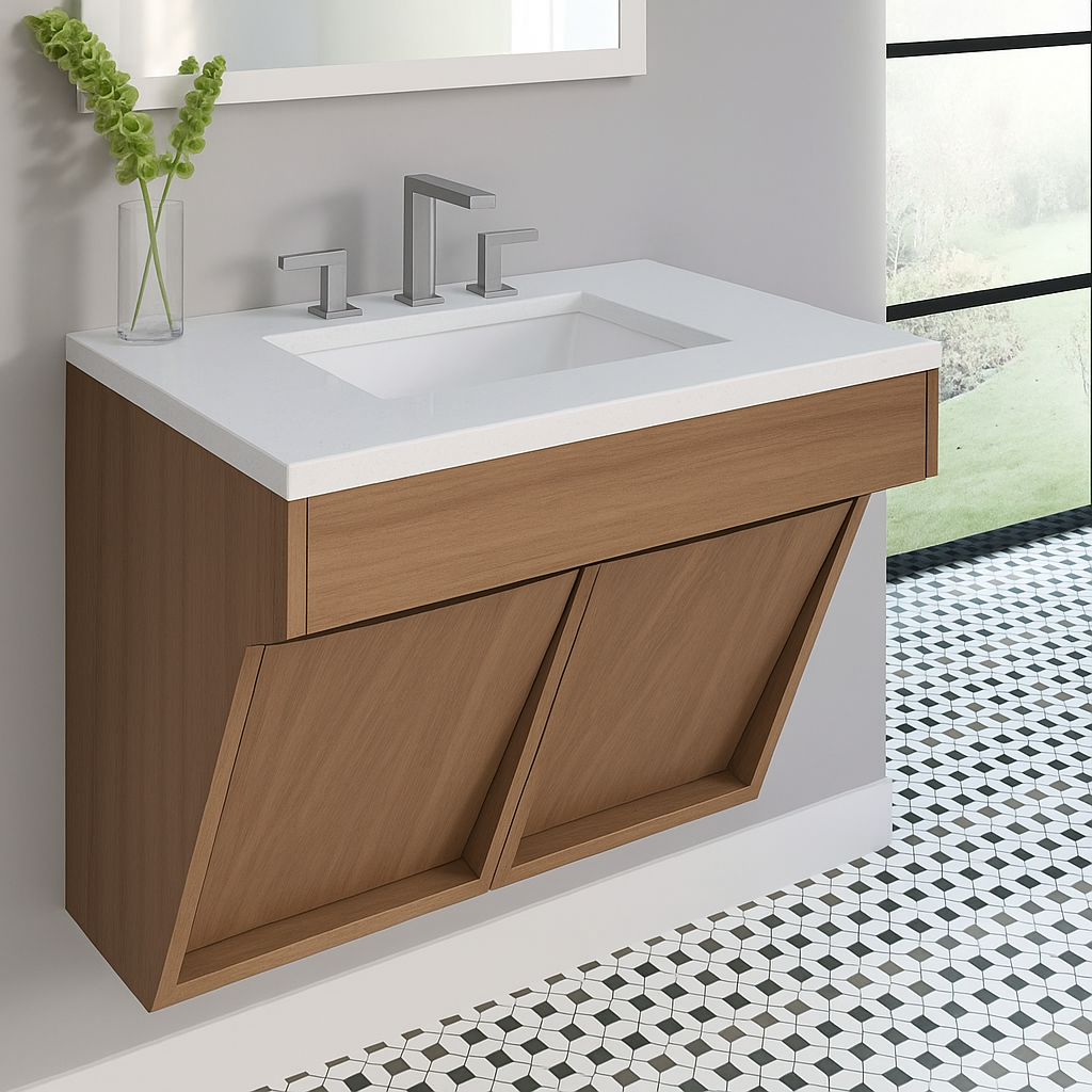 20" Shallow White Porcelain Undermount ADA Rectangular Bathroom Sink, ADA-VCS-1218-R