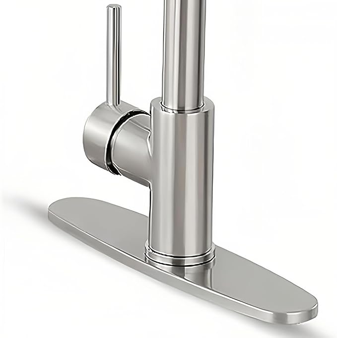 Brushed Nickel Kitchen Deck Plate, AL4-BN