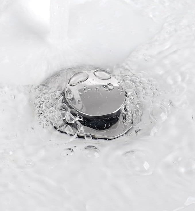 Heavy Duty Chrome Bathroom Popup Drain with Lift Rod, AL5-05-C