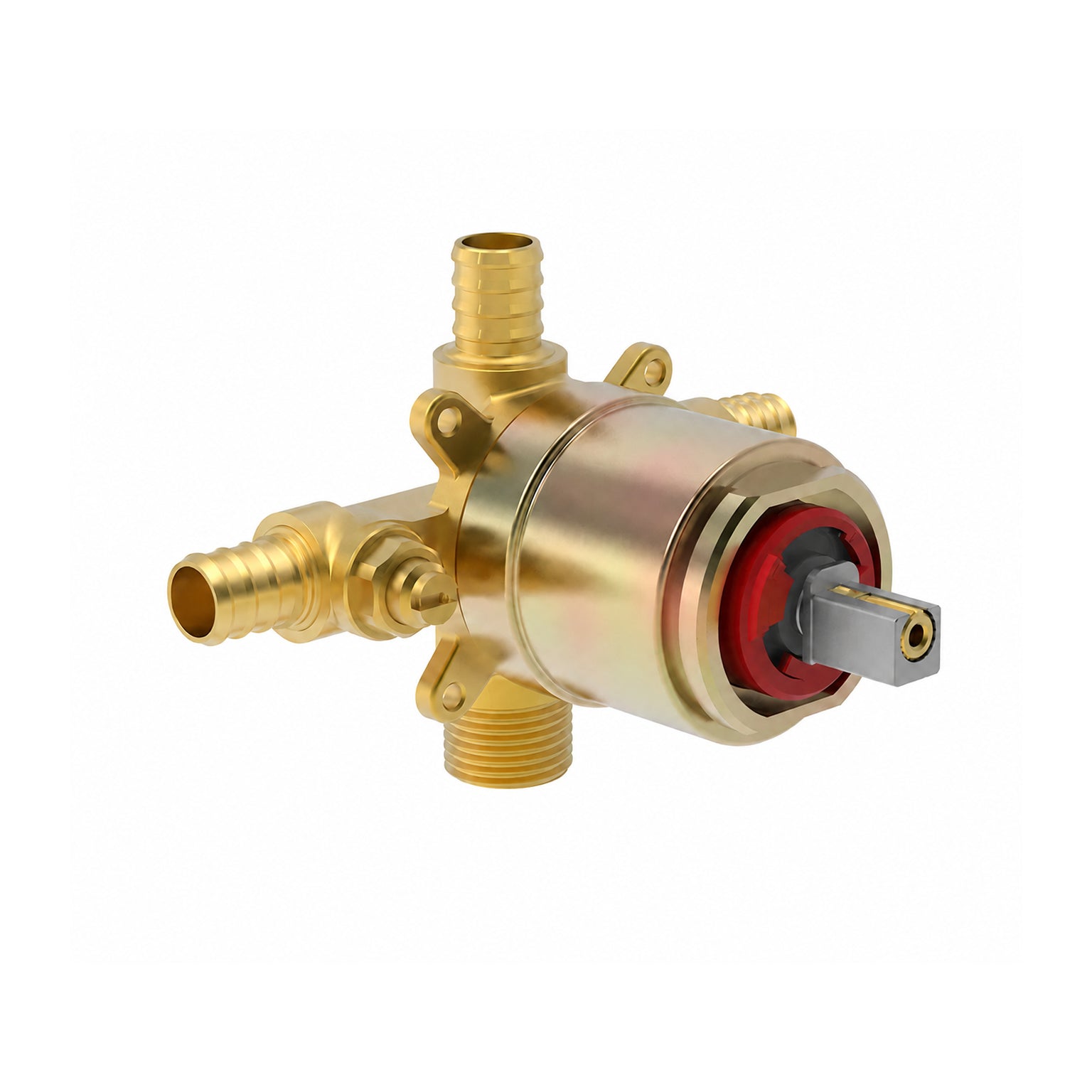 PEX A Pressure Balancing Shower Rough-In Valve with Stops