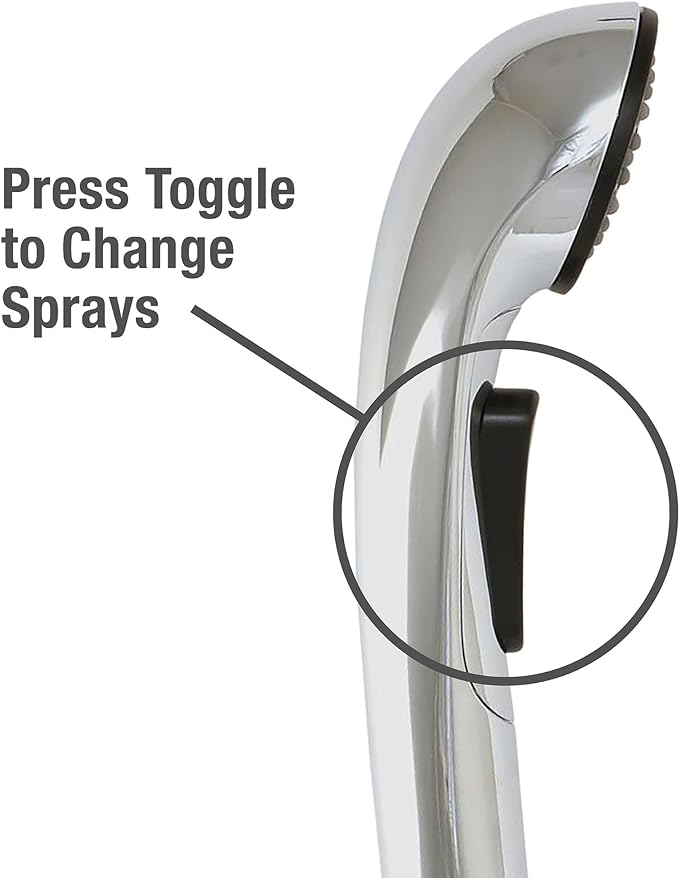 Two-Function Chrome Pullout Faucet Spray Head, AL700C