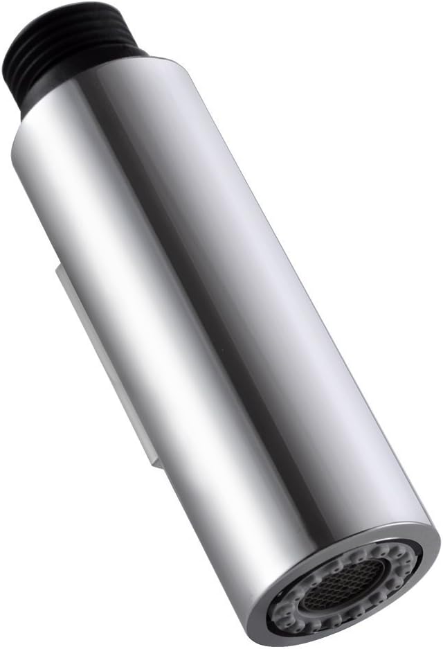 Chrome Flared Pull-Down Kitchen Faucet Sprayer Head Replacement – Model AL730C