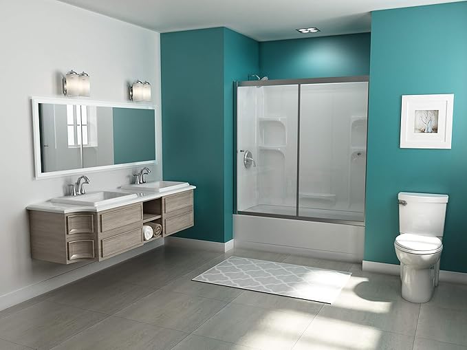 Two Handle Centerset Bathroom Faucet with Drain in Chrome, B-4004-C