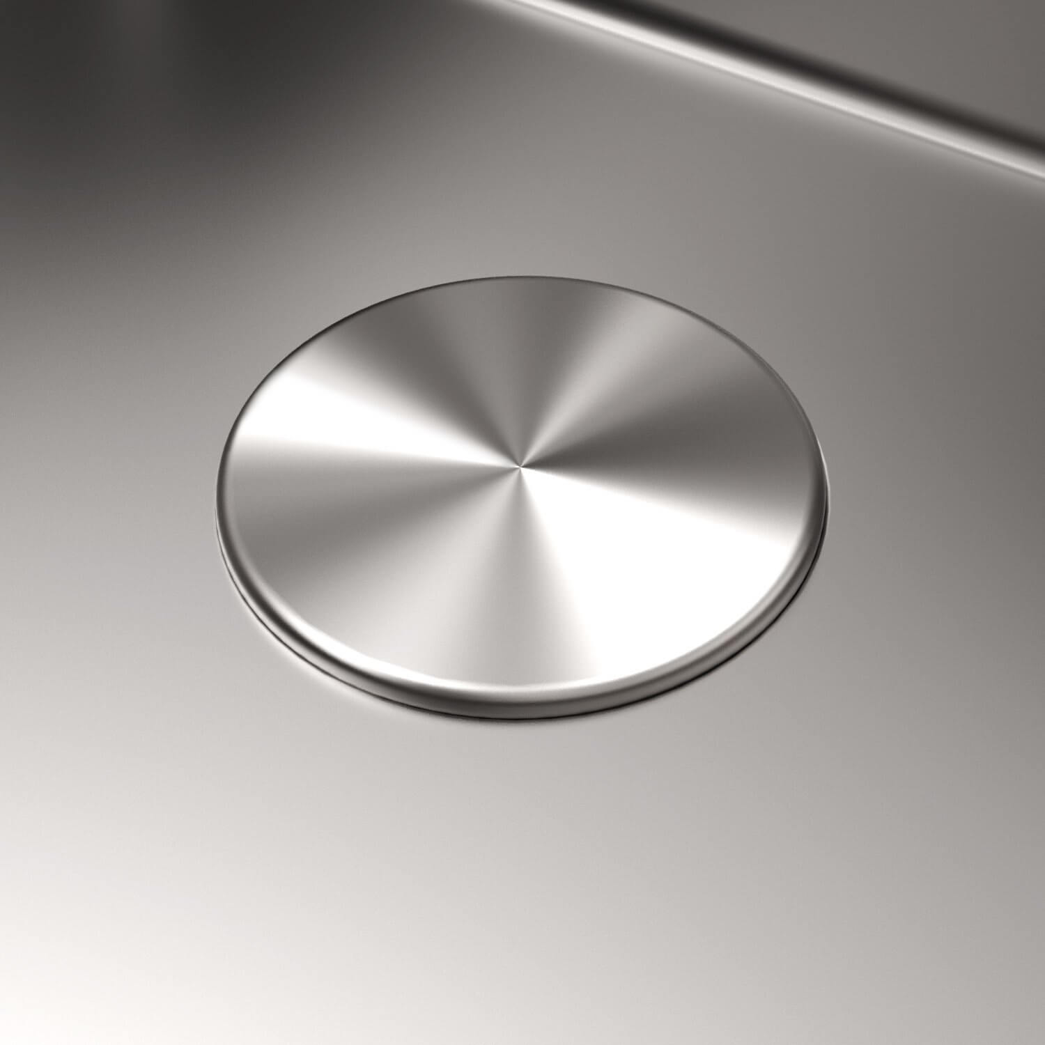 5-3/4" Stainless Steel Decorative Cap Flow Cover for Drain, DC-450