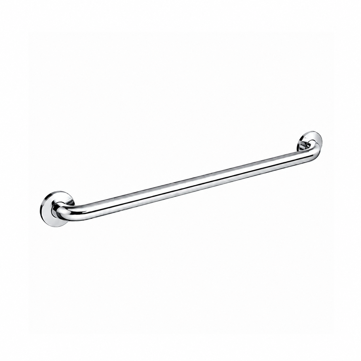 30-Inch Chrome ADA Grab Bar for Extended Bath Support