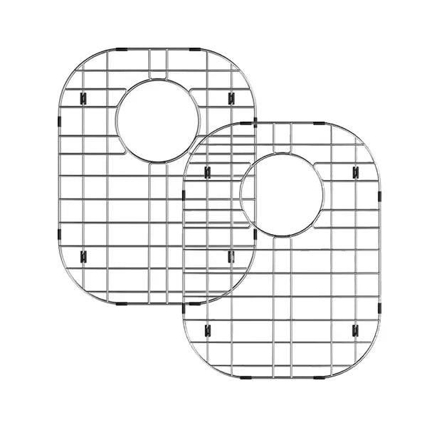 11-1/2" Stainless Steel Grid Bottom Protector for Double Bowl Kitchen Sink (2 PCS), GR-3118-D
