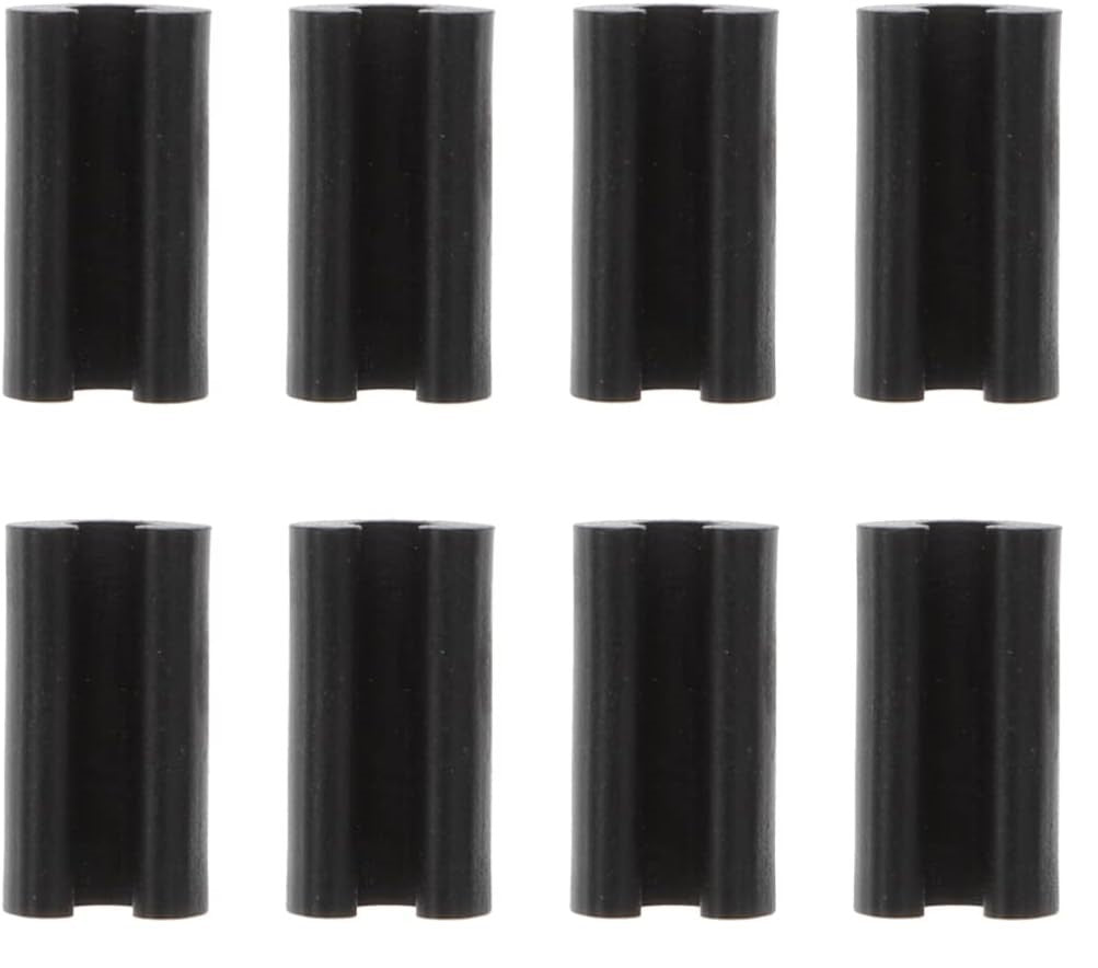 8-Pack Black Replacement Side Bumper Protectors for Sink Grid, AL6-14