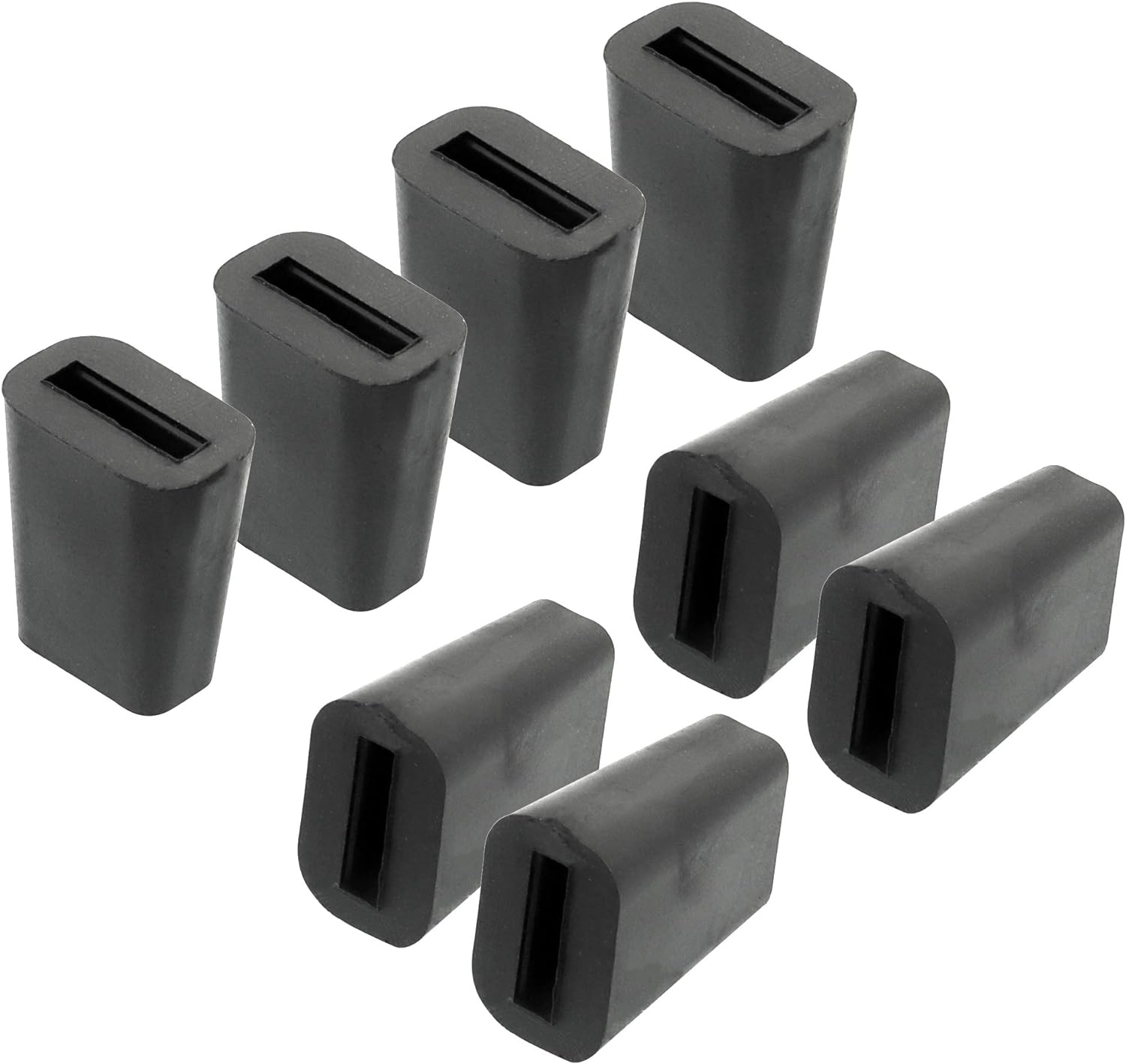 8-Pack Black Replacement Feet Protectors for Sink Grid, AL6-13