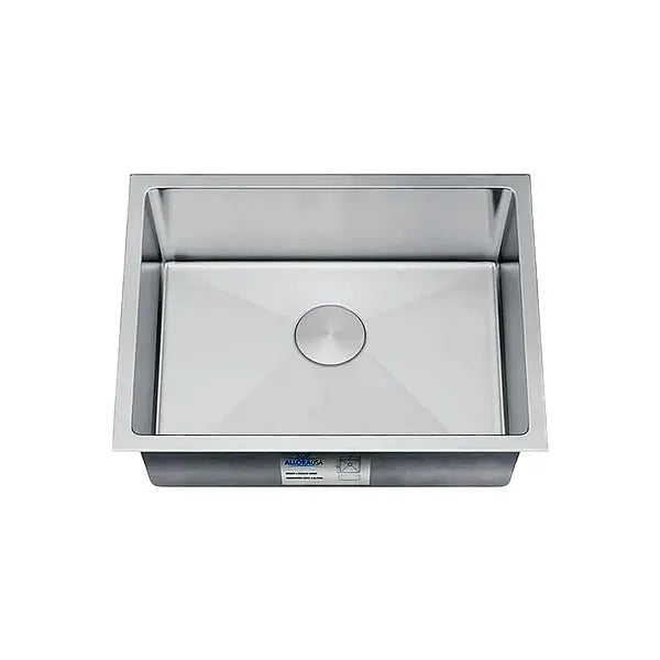 26" Undermount Stainless Steel Deep Single Bowl Kitchen Sink, KH-2618-10-S-R15