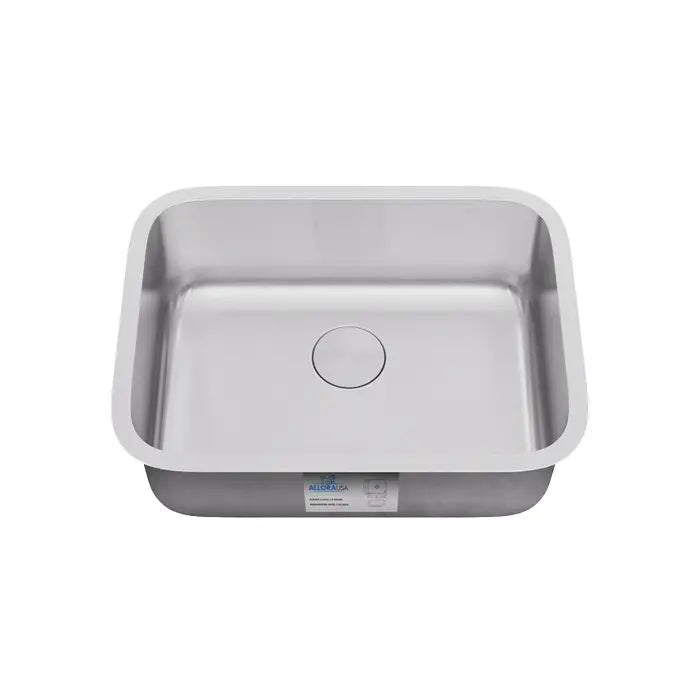 20" Compact Undermount Stainless Steel Single Bowl Kitchen Sink, KSN-2018-9-S