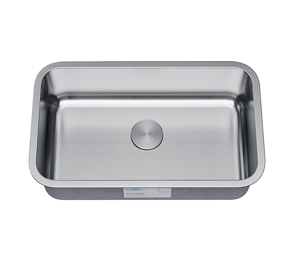 KSN-3018-7-S Undermount Single Bowl Kitchen Sink – Allora USA