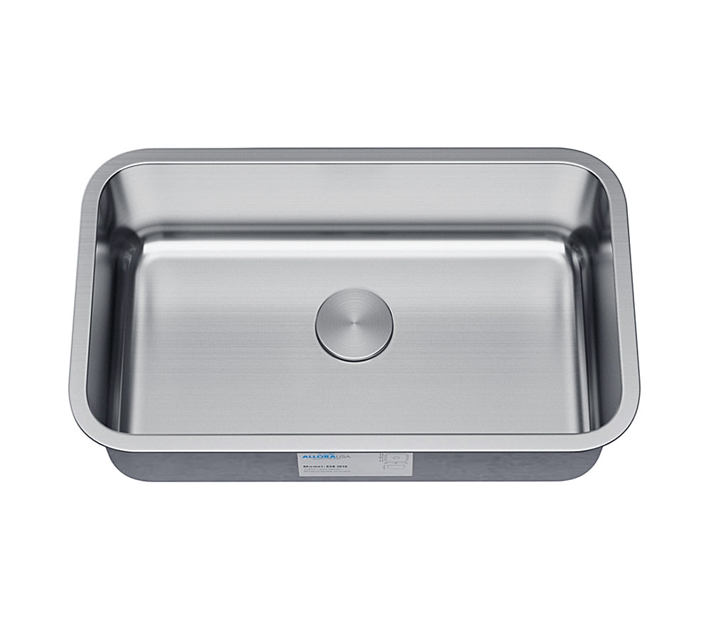 KSN-3118-9-S Undermount Single Bowl Kitchen Sink – Allora USA