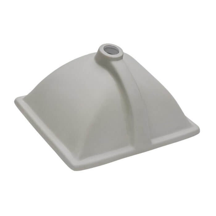 18-1/8" Rectangular Porcelain Undermount Bathroom Sink with Overflow Drain in White, VCS-1216-R