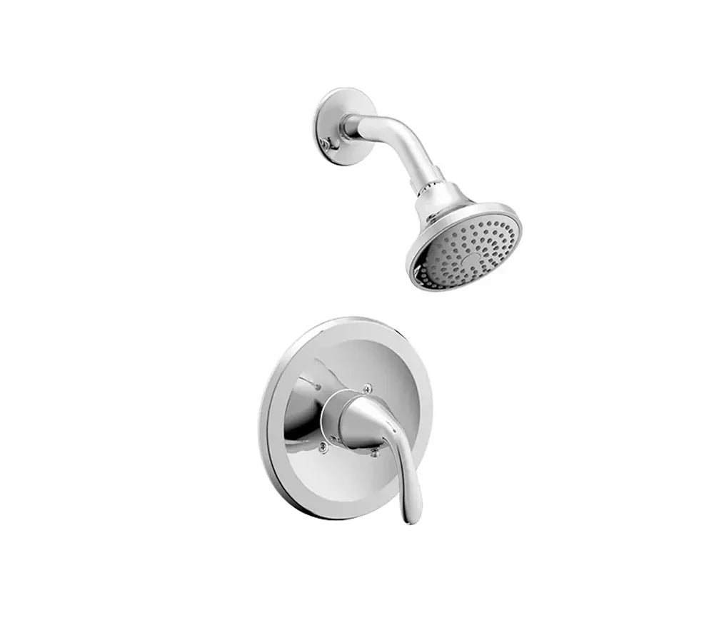 Velora Chrome Single Handle Shower Faucet Trim Kit with Shower Head, ST-7011-SH-C