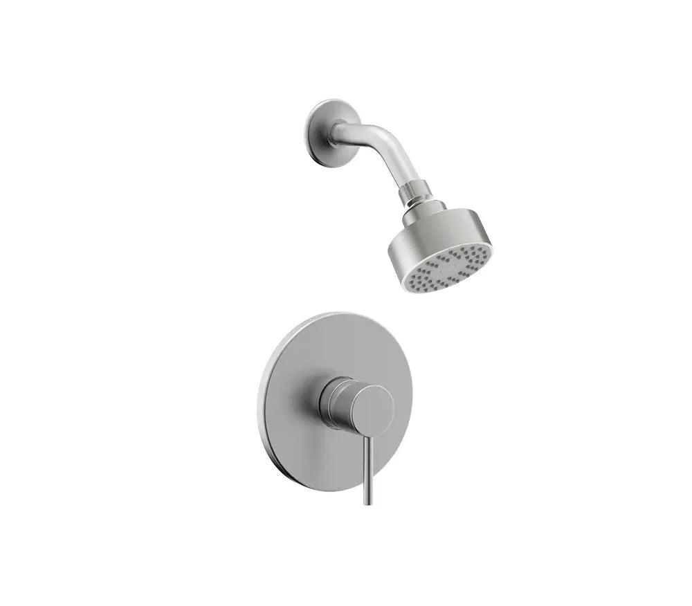 Serenica Brushed Nickel Single Handle Shower Trim Kit with Shower Head, ST-7012-SH-BN