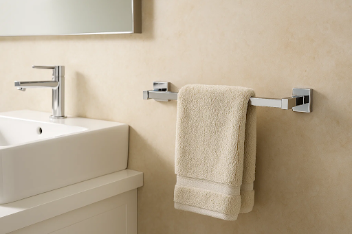 Rainvera Chrome Four-Piece Bathroom Accessory Set, BAC-74-C