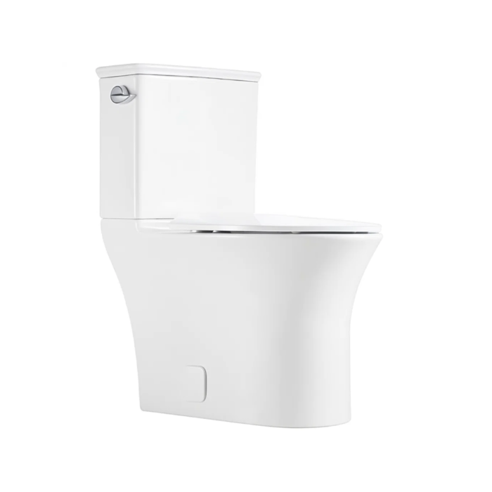 Bulk Packed Skirted Two-Piece Comfort Height Elongated Toilet