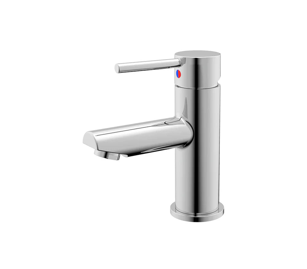 Chrome 1-Hole Single Handle Bathroom Faucet with Pop-up Drain, A-7002-C