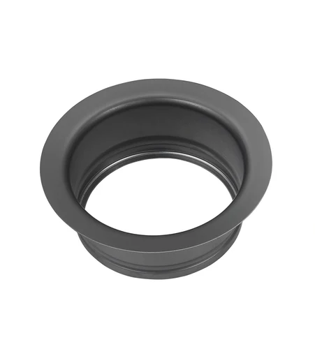 3-1/2" Matte Black Stainless Steel Garbage Disposal Flange, GF-330-BL