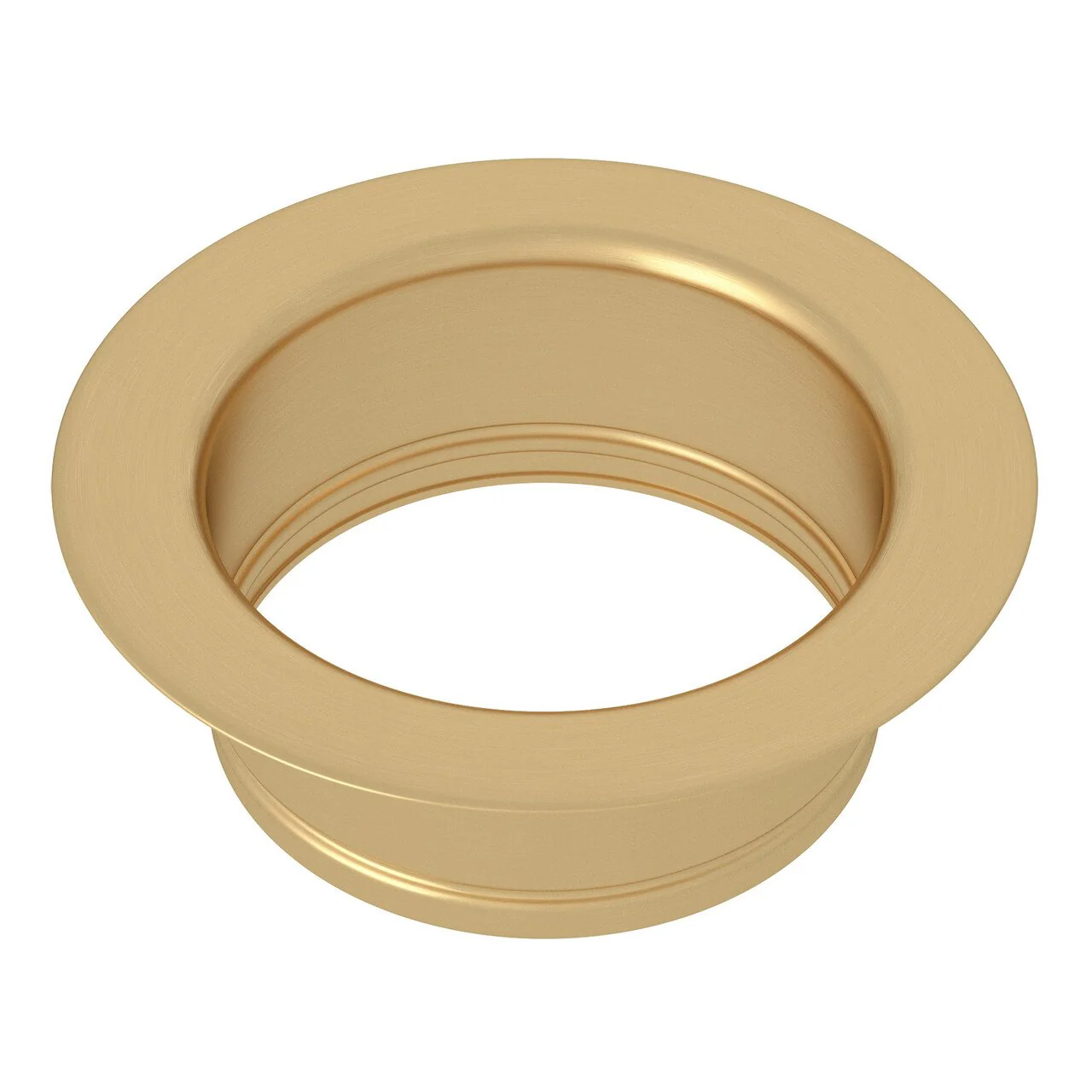 3-1/2" Brushed Gold Stainless Steel Garbage Disposal Flange, GF-330-GL