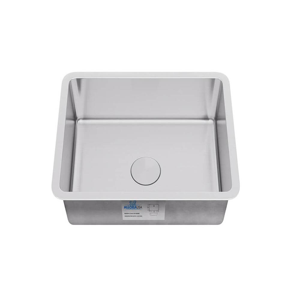 KSN-2117-9-S-R25 Single Bowl Undermount Kitchen Sink – Allora USA