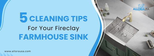 5 Cleaning Tips for Your Fireclay Farmhouse Sink