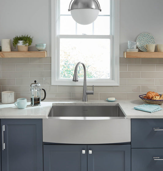 Stainless Steel Farmhouse Sink: Rustic Meets Modern