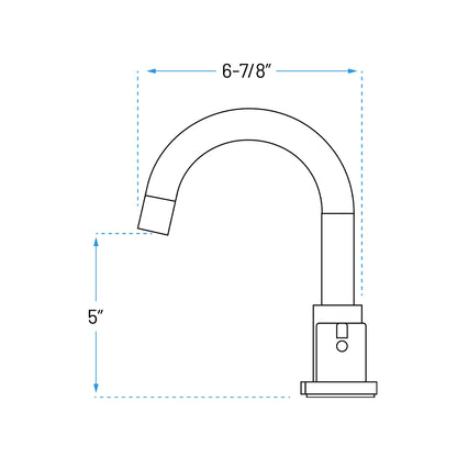 A-7012-C Two Handle Handle Bathroom Faucet