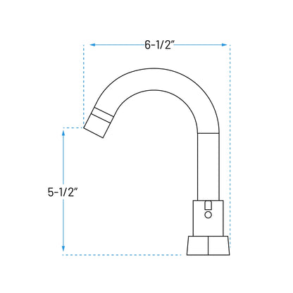 A-7022-BN Two Handle Handle Bathroom Faucet