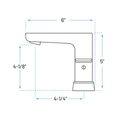 A-7024-BL Two Handle Handle Bathroom Faucet