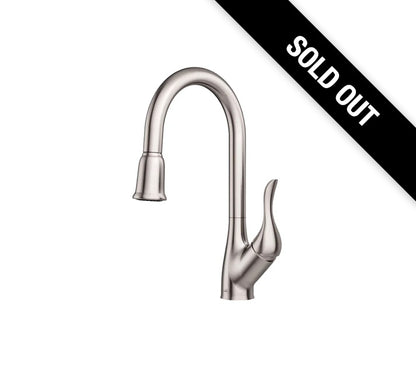 A-710-BN Single Handle Pull-Down Kitchen Faucet